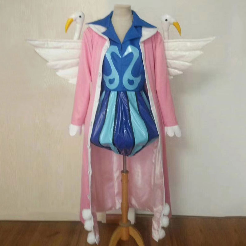ワンピース　ONEPIECE　ベンサム　Mr.2　ボン・クレー　コスチューム　ピンクコート　コスプレ衣装
