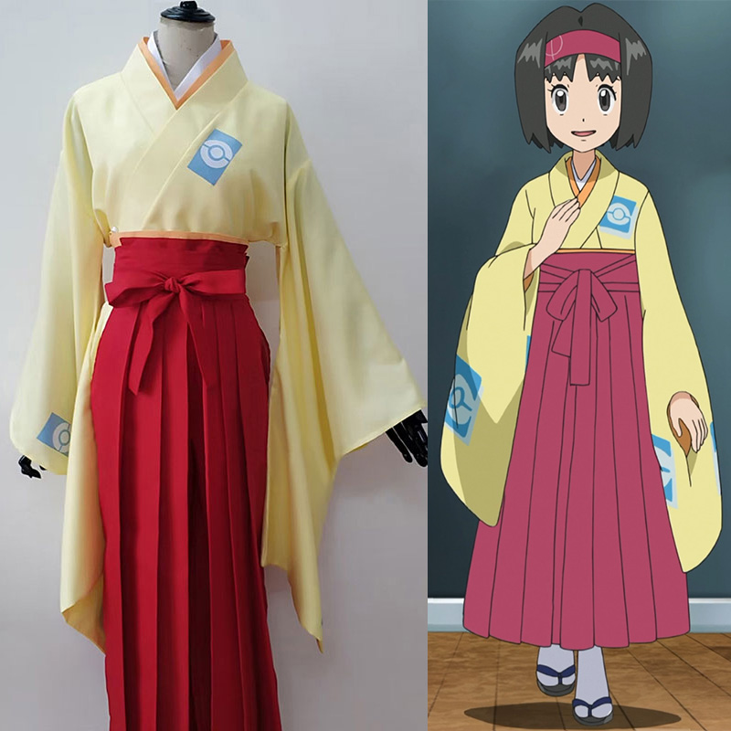 ポケットモンスター　ポケモン　エリカ　和服　日常　コスプレ衣装　和製　コスチューム