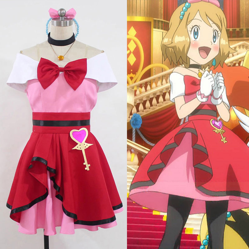 ポケットモンスター X・Y　ポケモンXY　セレナ(アニポケ)　レッド　コスチューム　コスプレ衣装