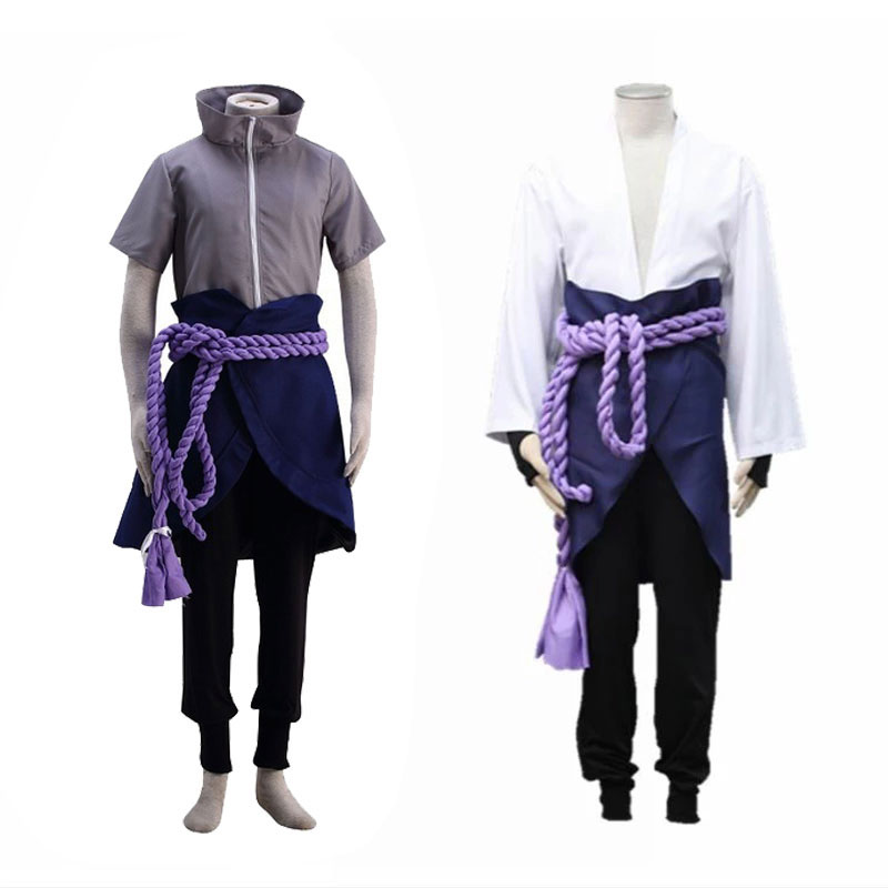 NARUTO-ナルト-　NARUTO　疾風伝　うちはサスケ　さすけ　コスプレ衣装　忍者　演出服　コスチューム