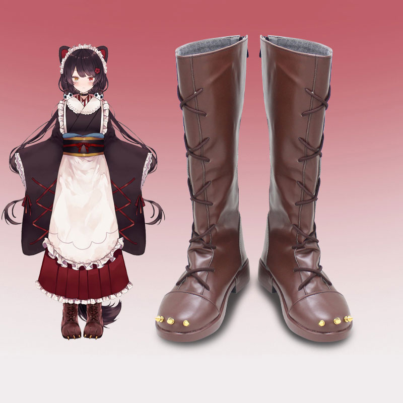 にじさんじ　戌亥とこ　長靴　Vtuber　オーダーメイド　ブラウン　コスプレ