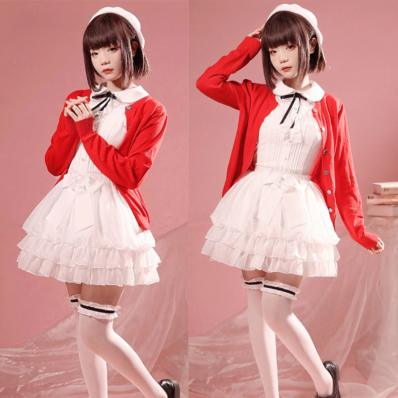冴えない彼女の育てかた　加藤恵　コスプレ衣装　カワイイ　私服セット　ヒロイン服.ver　コスプレ用　ワンピース