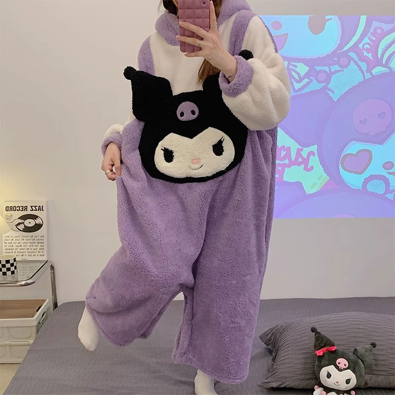 サンリオ　クロミ　サンリオキャラクター　パジャマ　秋冬　可愛い　あざとい