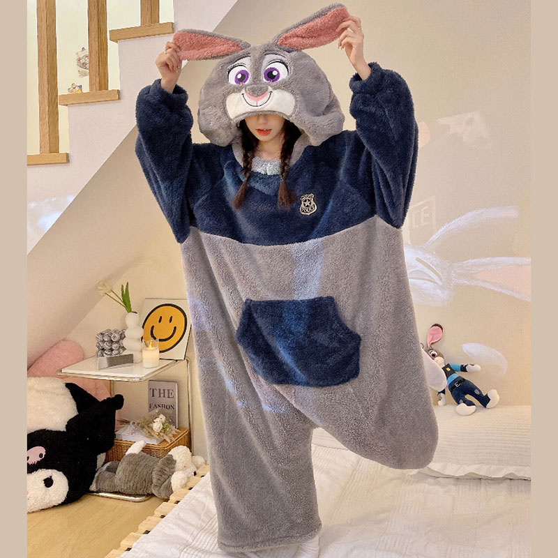 ズートピア　ジニファー?グッドウィン　着ぐるみ　かわいい　ルームウエアー　ふわふわ