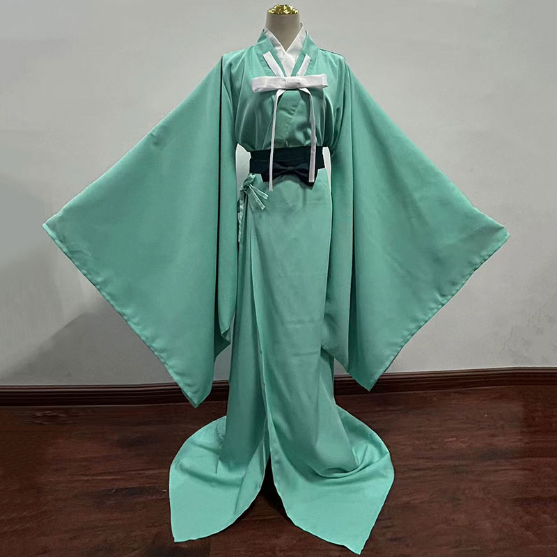 ハイキュー!!　及川徹　コスプレ衣装　和装　狩衣　緑色　和風衣装　オリジナル　青葉城西高校　