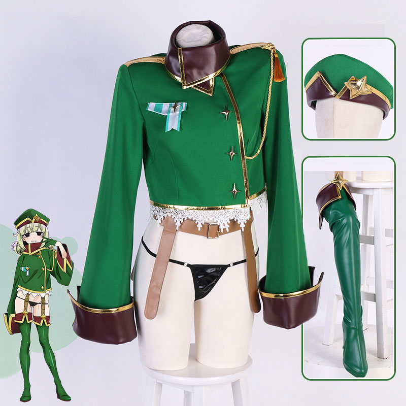 魔法少女にあこがれて　阿良河キウィ　コスプレ衣装　コスチューム　軍服風　変装　仮装　セクシー