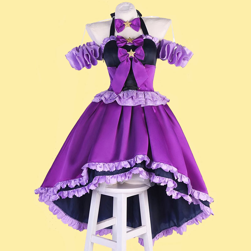 しゅごキャラ!　月詠歌唄　コスプレ衣装　アイドル風　ほしな歌唄　舞台衣装　仮装　撮影　ロリータ風