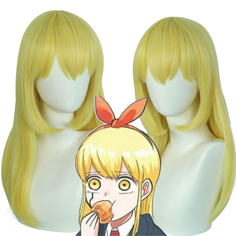 マッシュル-MASHLE-　レモン?アーヴィン　ウイッグ　ロングヘア　コスプレ用　マンガ　小顔