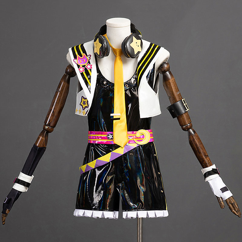 鏡音レン　MuseDashコラボ　コスプレ衣装　コスチューム　カワイイ風　コラボ衣装　ゲーム　仮装　