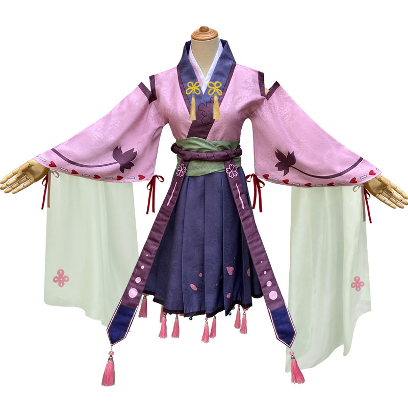 鬼滅の刃　甘露寺蜜璃　コスプレ衣装　オリジナル　和風　仮装　中華風　変装