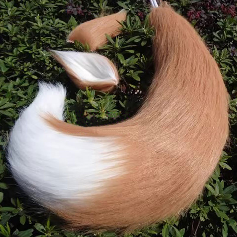 狼と香辛料　ホロ　コスプレ道具　オオカミ　獣耳　コスプレ　尻尾　賢狼