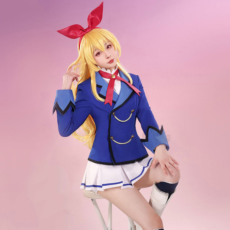 アイカツ!　 星宮いちご　コスプレ衣装　アイドル風　アニメ　舞台衣装　制服風　変装　　