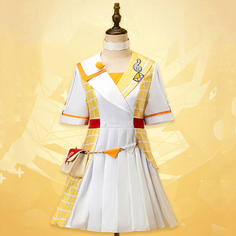 マジカルミライ2024　鏡音リン　コスプレ衣装　衣装セット　かわいい　制服風　変装　コスチューム