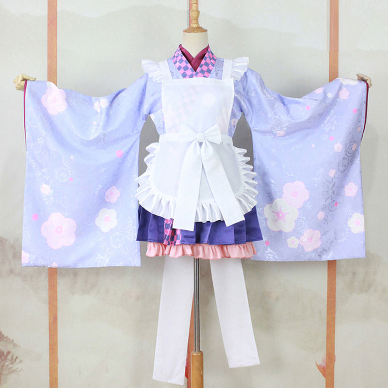 あまいろショコラー　百々瀬かぐや　コスプレ衣装　メイド　オーダーメイド　着物　和風　仮装