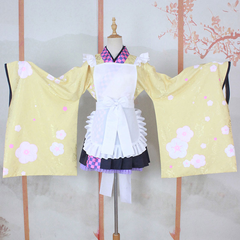 あまいろショコラー　百々瀬みつき　コスプレ衣装　着物　オーダーメイド　和風　メイド　コスチューム