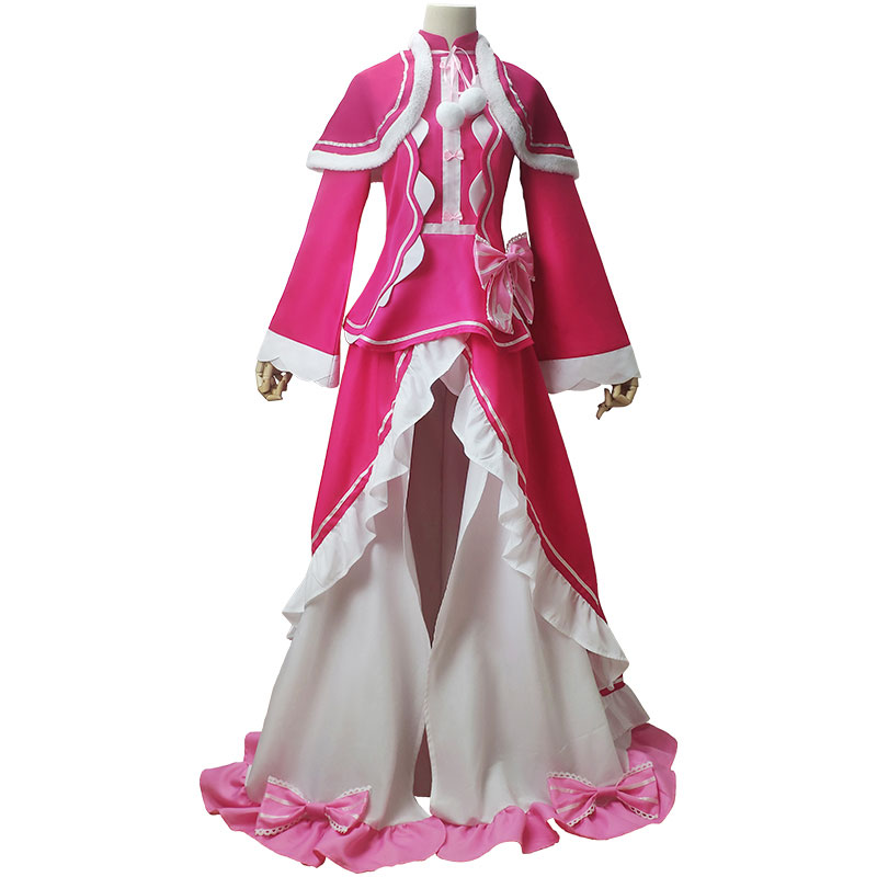 Re:ゼロから始める異世界生活　ベアトリス　コスプレ衣装　コスチューム　変装　ピンク　ロリータ　かわいい