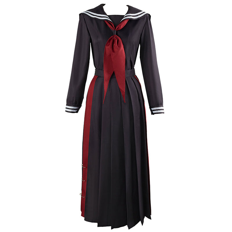 アイドルマスター シャイニーカラーズ  樋口円香 女装 コスプレ 赤いネクタイ 黒い色 制服 スカート かわいい