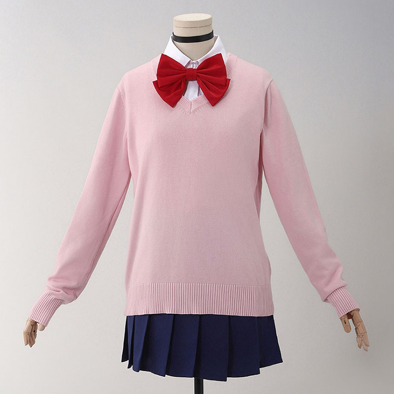 ダンダダン 綾瀬桃 あやせもも モモ コスプレ衣装 暖かい ピンク かわいい セーター JK
