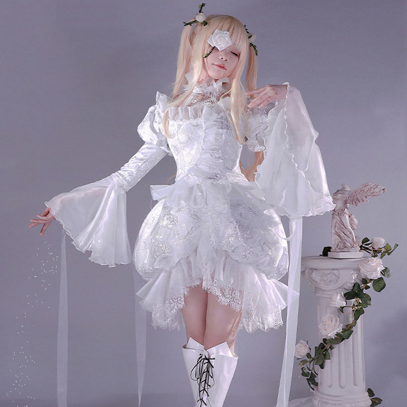 ローゼンメイデン　雪華綺晶　きらきしょう　コスプレ衣装　かわいい　スカート　変装　ロリータ
