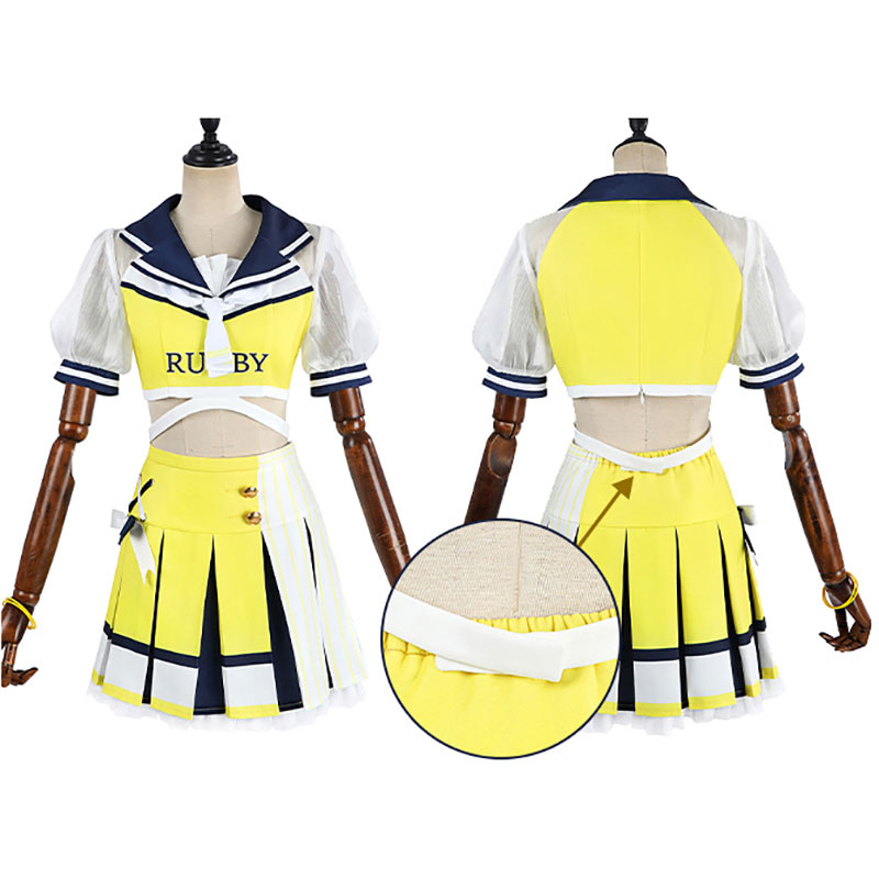 ラブライブ 星空凛 コスプレ衣装 軽装 応援部 コスチューム かわいい
