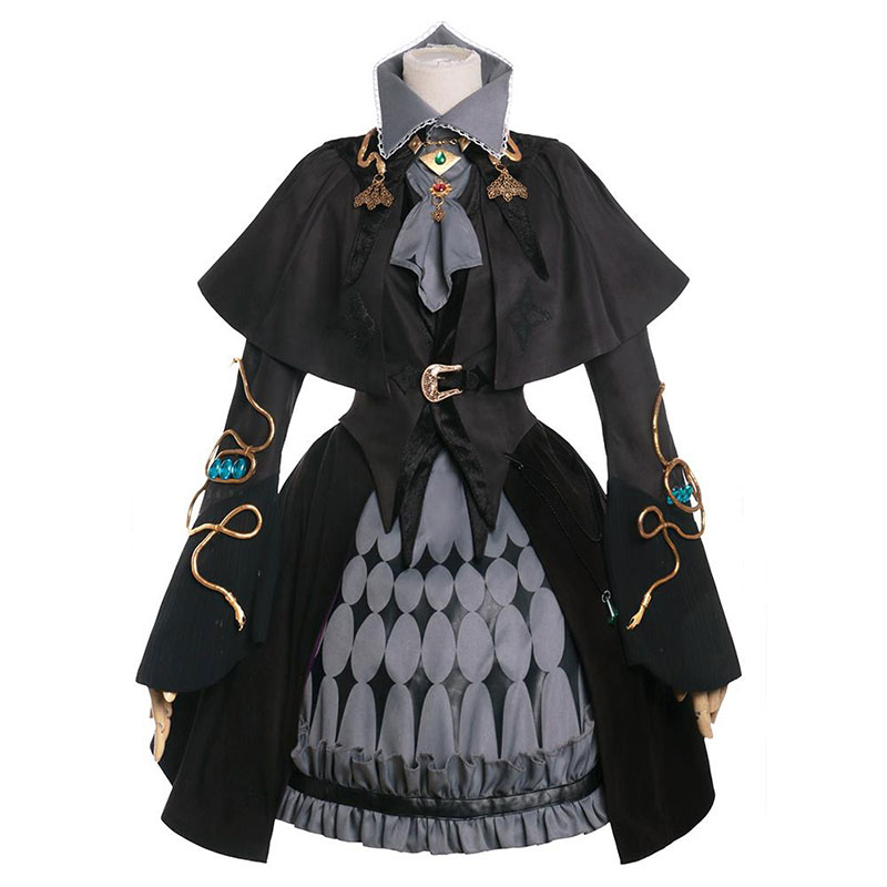 ファイナルファンタジーXIV アイディアル?ウィッケコート コスプレ衣装 スカート 黒魔 かわいい コスチューム