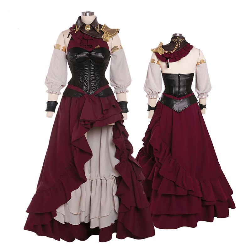 ファイナルファンタジーXIV ネオイシュガルディアン?ディフェンダートップス  コスプレ衣装 スカート 撮影 かわいい コスチューム