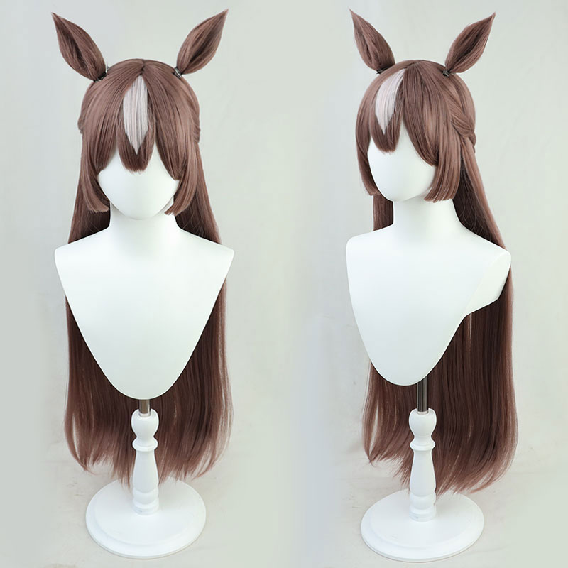 ウマ娘 プリティーダービー サトノダイヤモンド コスプレかつら 三つ編み オーダーメイド かわいい