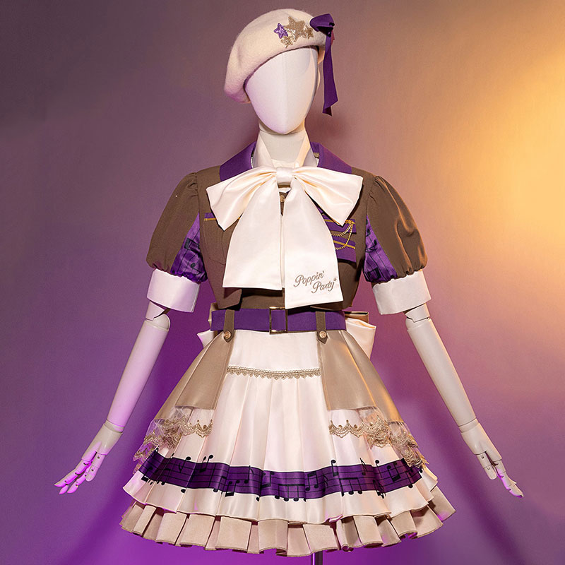 バンドリ！市ヶ谷有咲 コスプレ衣装 コスチューム スカート かわいい 撮影