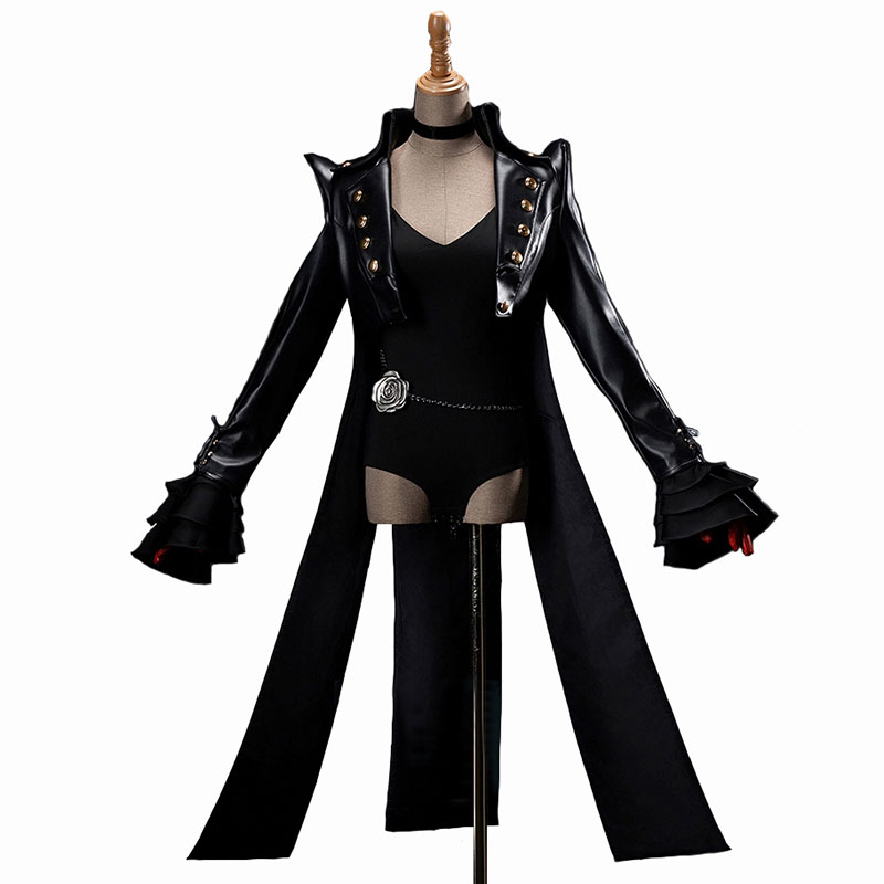 ペルソナ5 （PERSONA） 芳澤かすみ コスプレ衣装 コスチューム 怪盗服 革スーツ かっこいい