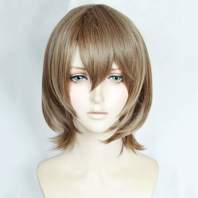 ペルソナ5 （PERSONA） 明智吾郎 コスプレかつら ヘアネット ミルクティーブラウン かわいい