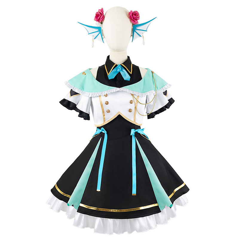 Vtuber NIJISANJI にじさんじ    竜宮フィナーナ コスプレ衣装 スカート ロリータ かわいい コスチューム
