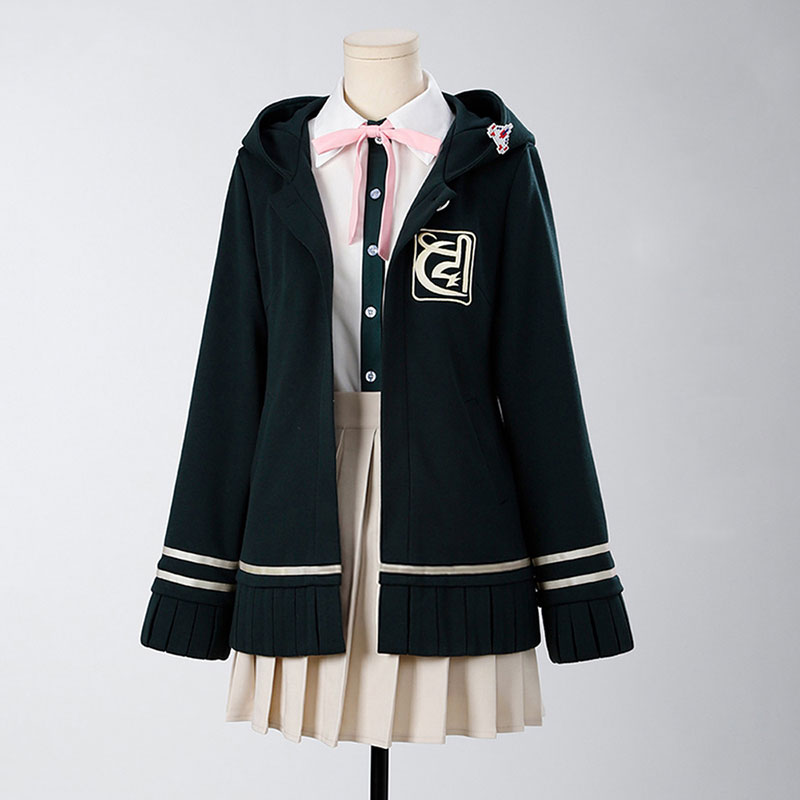 ダンガンロンパ 希望の学園と絶望の高校生  七海千秋 ななみ ちあき コスプレ衣装 撮影 パーカー かわいい コスチューム