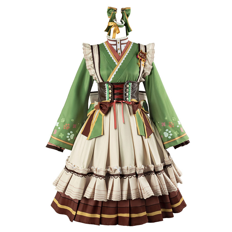 ウマ娘 プリティーダービー マンハッタンカフェ コスプレ衣装 かわいい 撮影 スカート コスチューム
