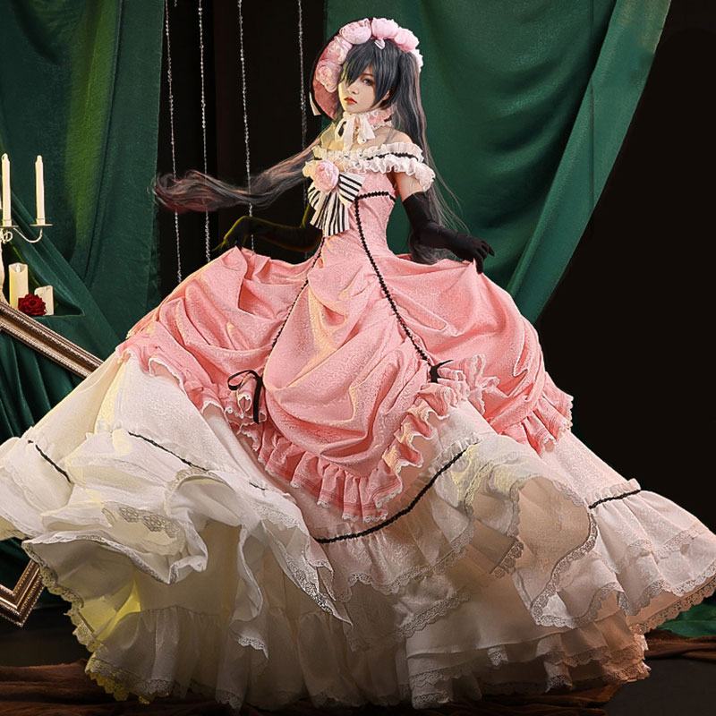 黒執事 シエル·ファントムハイヴ コスプレ衣装 アニメ服 コスチューム かわいい ドレス