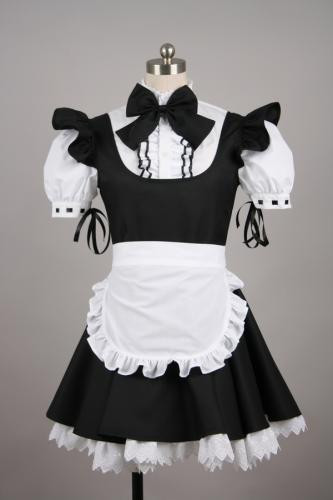 メイド服 コスチューム ミニスカート ブラック コスプレ衣装