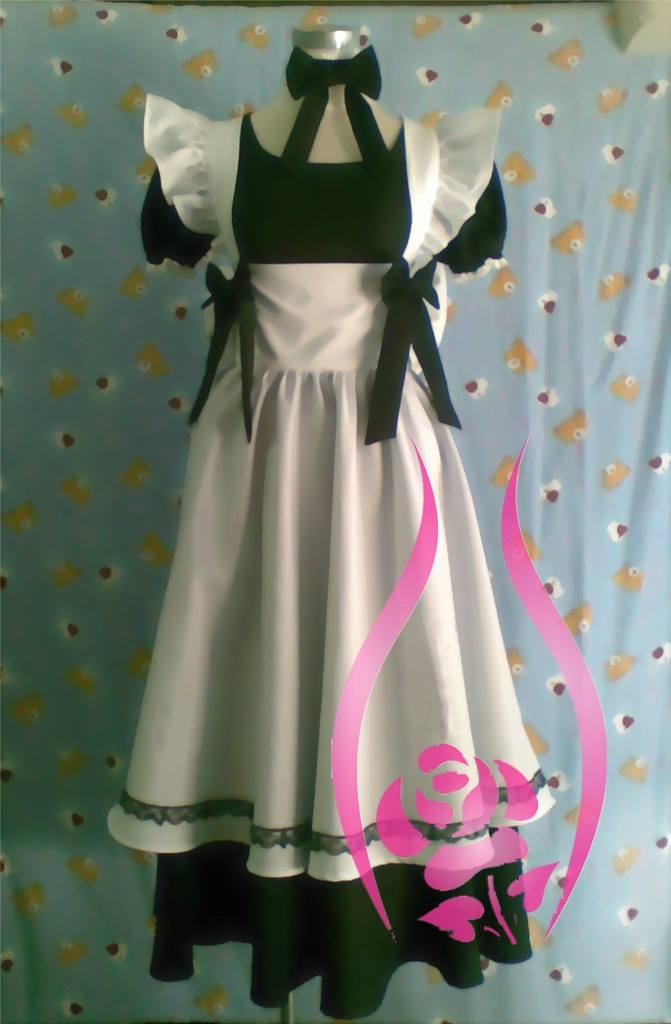 メイド服 ウィンザーメイド(黒白)衣装   制服 コスチューム コスプレ衣装