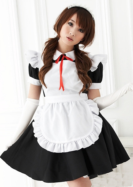 コスプレ メイド服 コスプレ衣装 ウェイトレス 衣装 萌え フリル コスチューム